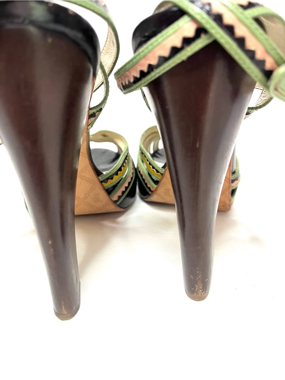 L.A.M.B. Platform Sandals - Size 9.5 - Picture 5 of 9